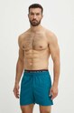 Купальні шорти Tommy Jeans Planet friendly бірюзовий UM0UM03141