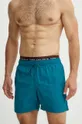 Tommy Jeans szorty kąpielowe UM0UM03141 turkusowy SS24