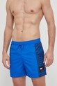 Tommy Jeans szorty kąpielowe Planet friendly niebieski UM0UM03151