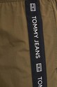 Tommy Jeans szorty kąpielowe zielony UM0UM03144