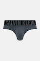 Slipy Calvin Klein Underwear 3-pak sivá 000NB3607A