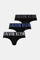 Calvin Klein Underwear slipy 3-pack dzianina czarny 000NB3607A