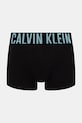 Calvin Klein Underwear boksarice moške bombažne z elastanom paket 3 kosov črna 000NB3608A
