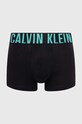 Calvin Klein Underwear боксерки мъжки от памук с еластан 3 броя черен 000NB3608A