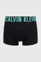 Calvin Klein Underwear боксерки мъжки от памук с еластан 3 броя черен 000NB3608A