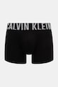 Oblečenie Calvin Klein Underwear priliehavé boxerky pánske s bavlnou 3-pak 000NB3609A čierna