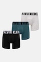 Boxerky Calvin Klein Underwear 3-pak pletenina čierna 000NB3609A