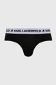 Moške spodnjice Karl Lagerfeld 3-pack črna