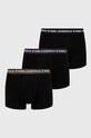 Боксери Karl Lagerfeld 3-pack трикотаж чорний 240M2108