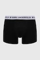Karl Lagerfeld bokserki 3-pack czarny 240M2108