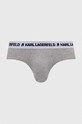 Karl Lagerfeld slipy 3-pack 240M2111 czarny SS24