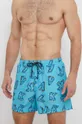 niebieski Karl Lagerfeld szorty kąpielowe Męski