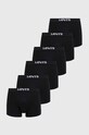 Боксери Levi's 6-pack трикотаж чорний 37149.0798