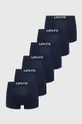 σκούρο μπλε Μποξεράκια Levi's 6-pack Ανδρικά