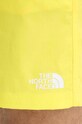 The North Face pantaloni scurti de baie galben NF0A81X1QIF1