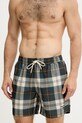 Barbour Staple Tartan Swim Short szorty kąpielowe męskie MSW0065 zielony SS26