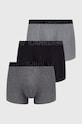 Boxerky Under Armour 3-pak pletenina sivá 25UUSHJ043