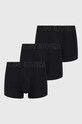 Boxerky Under Armour 3-pak pletenina čierna 25UUSHJ033