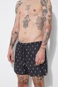 Neil Barrett pantaloni scurti de baie All-Over Micro Bolts negru MY58026A.Y068.524N