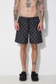 Neil Barrett pantaloni scurti de baie All-Over Micro Bolts Swim Long Shorts negru MY58026B.Y068.524N