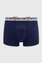 Boxerky Moschino Underwear 2-pak tmavomodrá