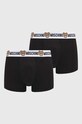 Moschino Underwear bokserki 2-pack drobny wzór czarny 1387.4402