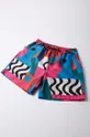 Plavkové šortky by Parra Distorted Water Swim Shorts 100 % Nylon