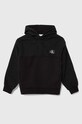 Mikina Calvin Klein Jeans s kapucí černá IB0IB01953.PPYH