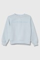 Dětská mikina Calvin Klein Jeans bez kapuce modrá IB0IB01957.128.176.PPYH