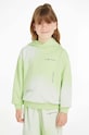 Calvin Klein Jeans bluza bawełniana dziecięca nadruk zielony IU0IU00549.128.176.PPYH