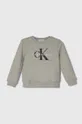 siva Bombažen pulover Calvin Klein Jeans Fantovski