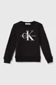 črna Bombažen pulover Calvin Klein Jeans Fantovski