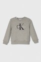 Дитяча бавовняна кофта Calvin Klein Jeans бавовна сірий IU0IU00602.128.176.PPYH