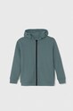 Дитяча кофта Guess з капюшоном бірюзовий L2YQ44.KAIJ1.PPYH