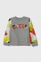Guess bluza bawełniana dziecięca wzorzyste szary N4RQ02.KA6R3.PPYH