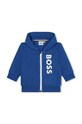 Кофта для немовлят BOSS з капюшоном блакитний J50591.67.81