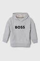 Детская кофта BOSS с капюшоном серый J51017.114.150