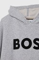 Chlapec Detská mikina BOSS J51017.162.174 sivá