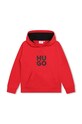 Παιδική μπλούζα HUGO με κουκούλα κόκκινο G00022.102.108