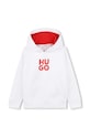 HUGO bluza dziecięca z kapturem biały G00022.114.150