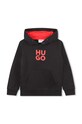 Detská mikina HUGO s kapucňou čierna G00022.114.150