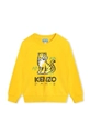 żółty Kenzo Kids bluza bawełniana dziecięca Chłopięcy