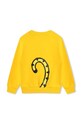 Detská bavlnená mikina Kenzo Kids K60335. žltá SS24