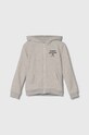 Παιδική μπλούζα Tommy Hilfiger με κουκούλα γκρί KB0KB08710.116.122.PPYH