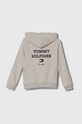 Παιδική μπλούζα Tommy Hilfiger KB0KB08710.128.176.PPYH γκρί SS24