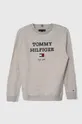 γκρί Παιδική μπλούζα Tommy Hilfiger Για αγόρια