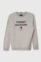 szary Tommy Hilfiger bluza dziecięca Chłopięcy