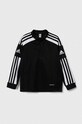 adidas Performance bluza dziecięca SQ21 TR TOP Y wzorzyste czarny GK9561