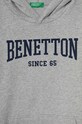 CHLAPEC Dětská bavlněná mikina United Colors of Benetton 3BC1C203H.G.Seasonal šedá