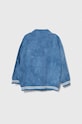 United Colors of Benetton hanorac de bumbac pentru copii 3EM5G502X.P.Seasonal albastru SS24